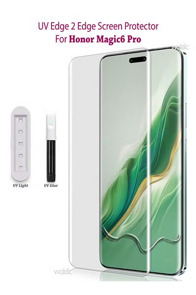 Generic Honor Magic6 Pro 5G Premium Advanced Full Edge To Edge UV Screen Protector Clear