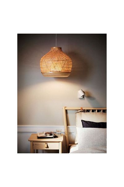 IKEA Pendant lamp, bamboo/handcrafted, 45 cm