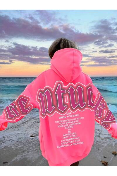 NoVibe Unisex Plus Size When You Make Φούτερ με κουκούλα με στάμπα μεγάλου με...