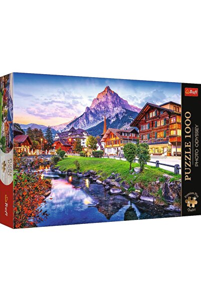 Trefl Puzzle PUZZLE TREFL 1000 PREMIUM PLUS PHOTO ODYSSEY ALPINE VILLAGE IN SWITZERLAND