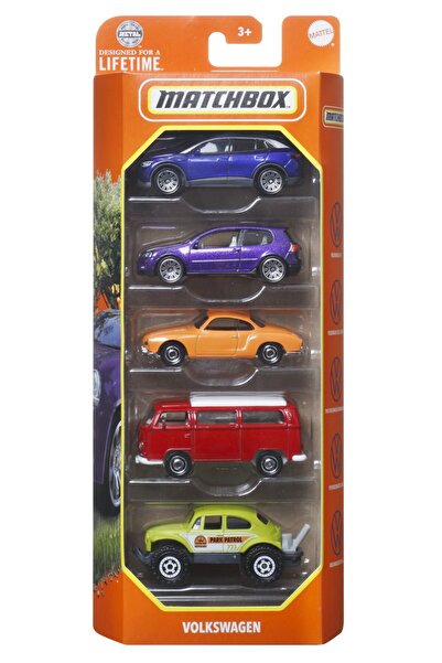 Evelise MATCHBOX SET 5 MASINUTE METALICE MBX VOLKSWAGEN SCARA 1:64