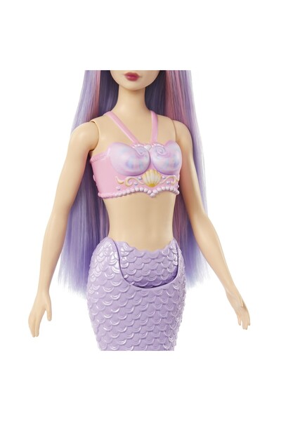 mattel Barbie Dreamtopia Mermaid Doll With Purple Hair And Purple Tail