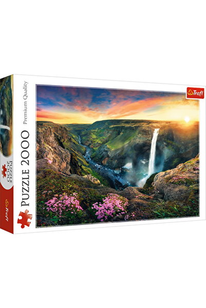 OEM Παζλ Trefl 2000 Καταρράκτης Haifoss Ισλανδία