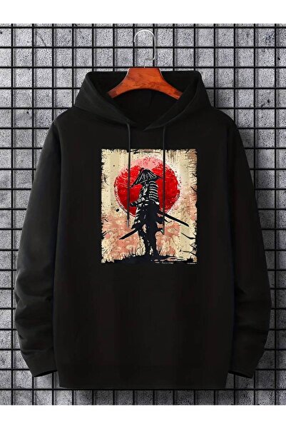 MANCY Hanorac unisex cu glugă, cu imprimeu Ninja, supradimensionat, de iarnă,...