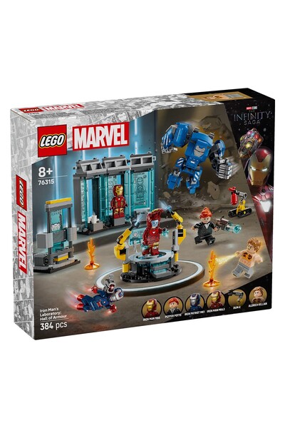 Evelise LEGO SUPER HEROES LABORATORUL LUI IRON MAN SALA ARMURILOR 76315