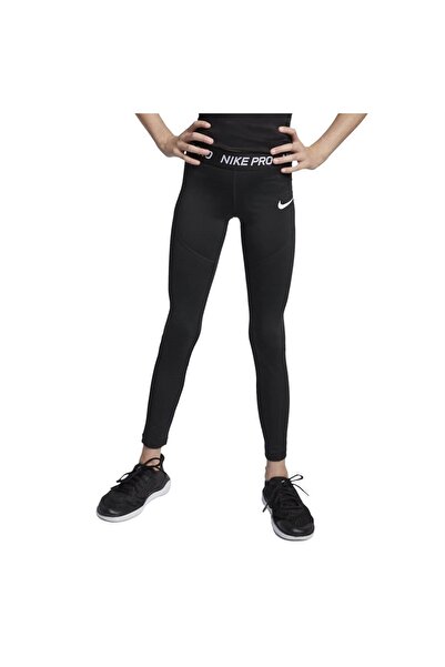 Nike Pro Kız Çocuk Tayt Çocuk Tayt Siyah Uzun Tayt Çocuk Tayt Kids