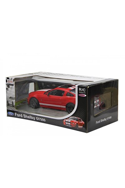 Rastar Masina Cu Telecomanda Ford Shelby Gt500 Rosu Cu Scara 1 La 14