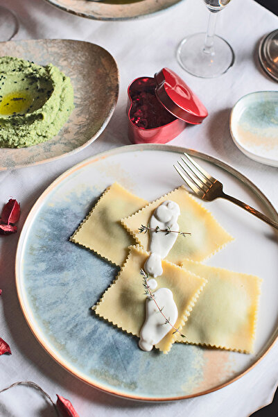 Bonna Porselen Fium 28cm Hygge Düz Tabak 6 lı Takım FIUHYG28DZ