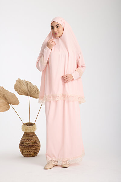 AKPİYYER Δύο κομμάτια ρόμπα προσευχής με κορδόνια