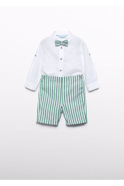 Abel & Lula Abel&Lula Baby Boy Bermuda Suit Green 5209