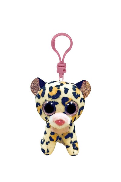 TY Plus Breloc 8.5Cm Boos Leopard Maro Roz