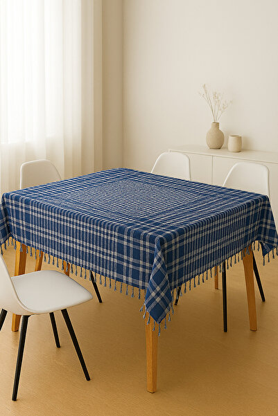 Shadro Textile Multi-Purpose Table Cloth Picnic Cover & Table Cloth Gingham C...