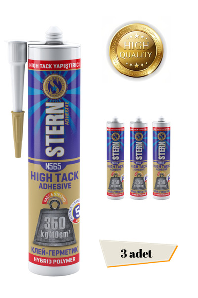 Stern Ms Hibrit Ahşap Duvar Panel Güçlü Yapıştırıcı (3 ADET)