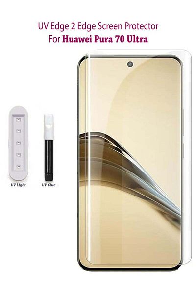 Generic Huawei Pura 70 Premium Advanced Full Edge To Edge UV Screen Protector Clear