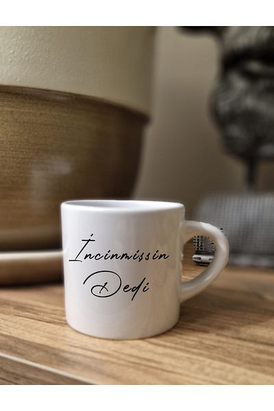 DİLAHOME Porcelain Mug Cup with You'Re so Angry Written |   Minimal Design Gift Mug