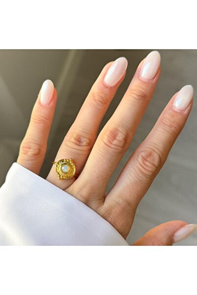Venus Design Çelik Opal Taşlı Yüzük