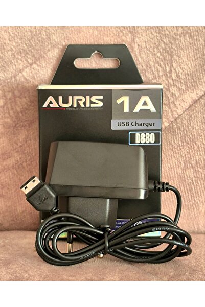 Kotenart Auris Samsung Tuşlu Telefonlara GT-E1190/E1205/E1050/1207/ D880 Uyumlu Şarj Aleti Seti