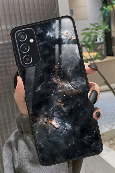 Snacase Samsung Galaxy M52 Uyumlu Soyut Sanat Tasarımlı Glossy Premium Kılıf