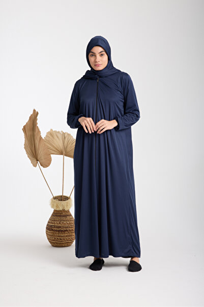 AKPİYYER Tek parça fermuarli şalli namaz elbisesi