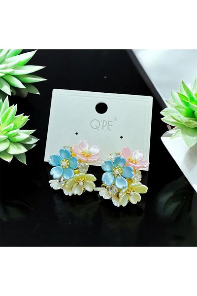 Candy Garden Table Flower Earrings