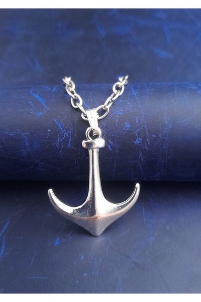 E&F Takı Necklace Anchor Design Men's Necklace