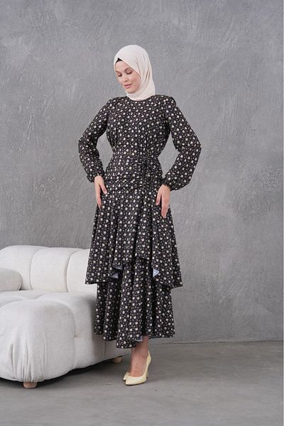 bayan sosyete Fairy Dress with Pattern