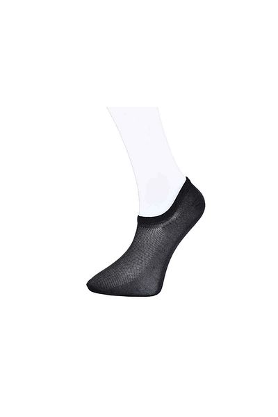 PRATİKOBA Black Men's Invisible Socks 9 pairs