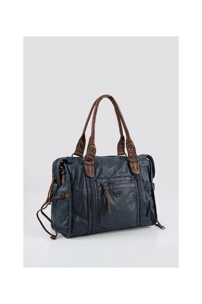 SMK Shop Muert Blue Skin Shoulder Strap Handbag - Lisinya