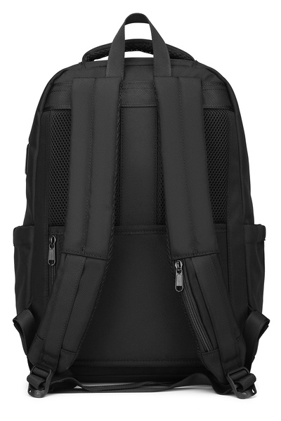 CACTİVE 15,6 İnç Laptop Bölmeli, Ortopedik Sırt Destekli Su Geçirmez Erkek Sırt Çantası CTV8679 Siyah