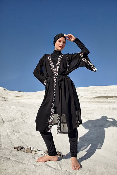 Modestia Jolie Long Sleeve Hijab Swimsuit