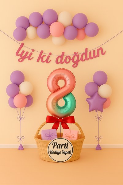 parti hediye sepeti مجموعة بالونات زينة عيد الميلاد |   1-9 أرقام من رقائق ال...