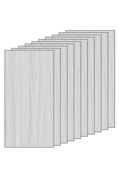 Teno Set of 90x Premium 3D Teno® Marble Wallpaper, coverage area 16.2 sq m, 30x60 cm, light gray