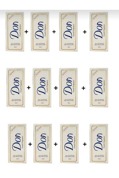 Don Set of 12 French roll-on perfumes, 6 ml