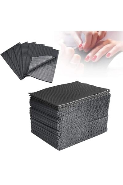 Generic Bukela Disposable Nail Art Table Towels 50Pcs, Disposable Dental Bibs Sheets Cloths, Waterproof Tab