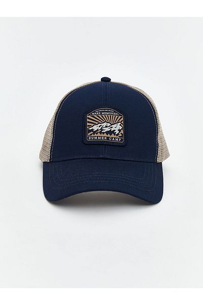 LC Waikiki Quality Parts from Celebi Store |   Navy Blue Printed Men's Cap Hat