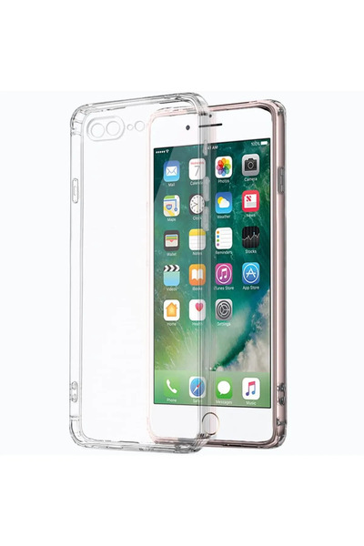 SHOWLIGHT İphone 6S Plus Uyumlu Renksiz Silikon Şeffaf Telefon Kılıfı Kapak