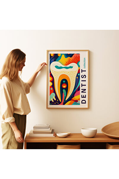ARTHOUSECOLLECTIVE Poster medical - 5 - Decor modern pentru stomatologie - Poster fără cadru în dimensiunea tabloului