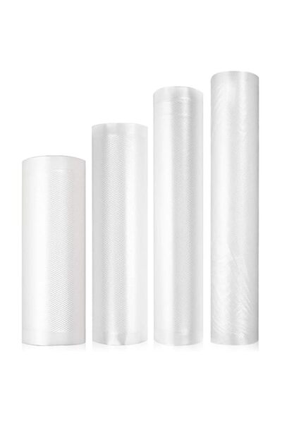 Generic أكياس حفظ الطعام الطازج، 4 لفات محكمة الإغلاق لتخزين الطعام، 22/25/15...