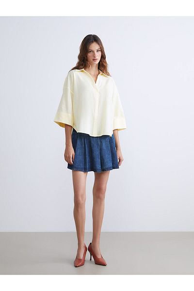 LC Waikiki Quality Parts from Celebi Store |   Sari Oversize Women's Shirt