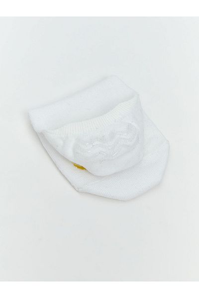 LC Waikiki Quality Parts from Celebi Store |   White Printed Women's Ballerina Socks 5 Pack