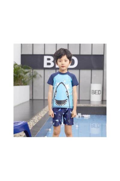 Mixbo Swimsuit Mixbo, Three Pieces, Shark 4XL