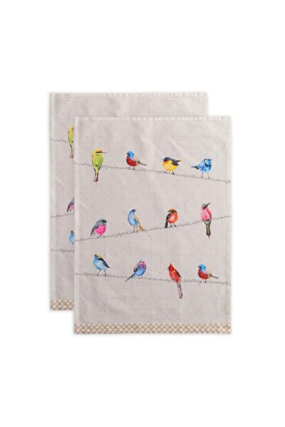 Generic Maison d' Hermine Birdies On Wire 100% Cotton Set of 2 Kitchen Towels...