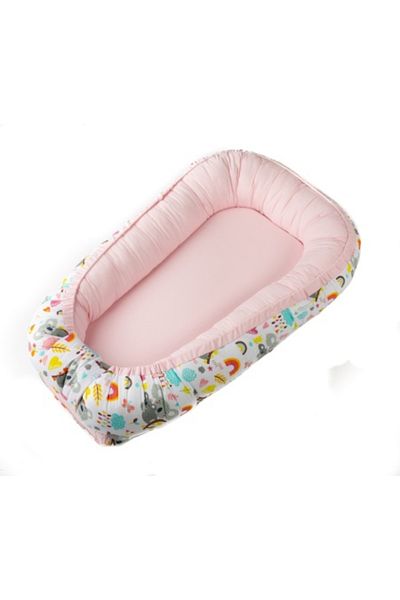 OEM Babynest for children, cotton, 85 x 55 cm, Maradalia, Koala Pink