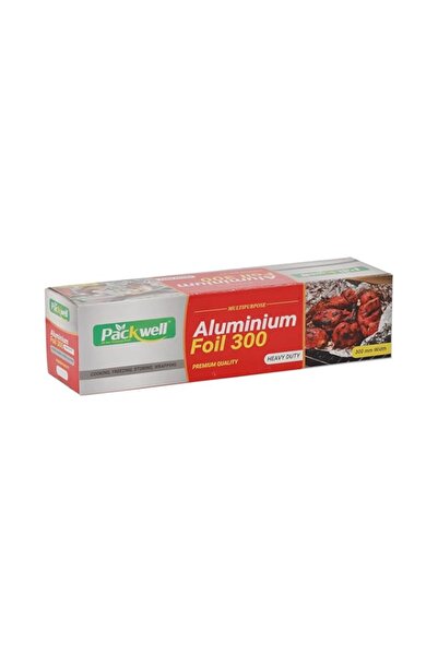 Generic رقائق ألومنيوم Packwell PWAF301002، مقاس 30 سم، 300 مم، 1.4 كجم، لفة ...