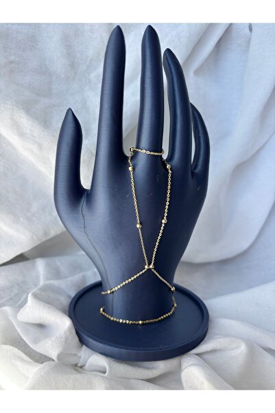 Moon&Muse Jewelry سلسلة توبتشوك من الفولاذ سوار شاهميران ذهبي