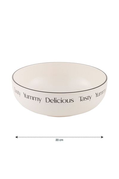 LC Waikiki Create Your Style from Uzg Store |   Printed Ceramic Salad Bowl 20 cm