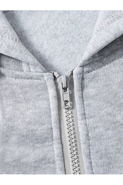 Deep sense Ανδρικό φούτερ με κουκούλα με φερμουάρ, χειμερινή σχολική ζακέτα, χωρίς στάμπα