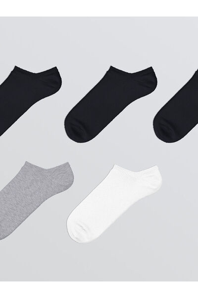 LC Waikiki Create Your Style from Uzg Store |   Men's Sneaker Socks 5-Pack
