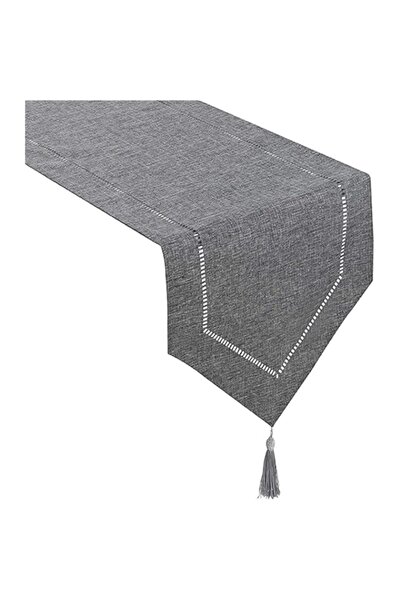 Generic KASTWAVE Decorative Linen Table Runner with Tassels Tabletop Collecti...