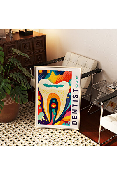 ARTHOUSECOLLECTIVE Poster medical - 5 - Decor modern pentru stomatologie - Poster fără cadru în dimensiunea tabloului